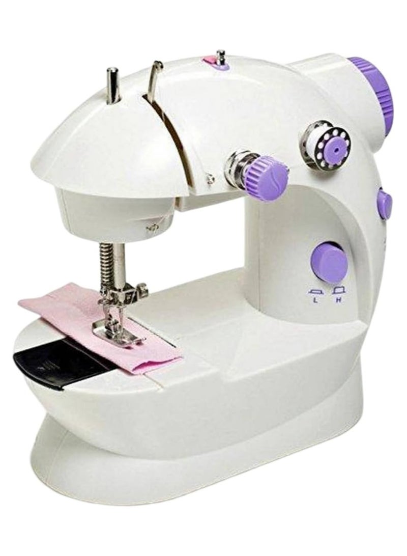 ZAMZIN Mini Sewing Machine for Beginners, Kids, Household & Travel, Portable 2-Speed Electric Sewing Machine with Double Thread, Compact Handheld Sewing Kit, Easy to Use, Ideal for DIY, Embroidery & Crafts - Image 2