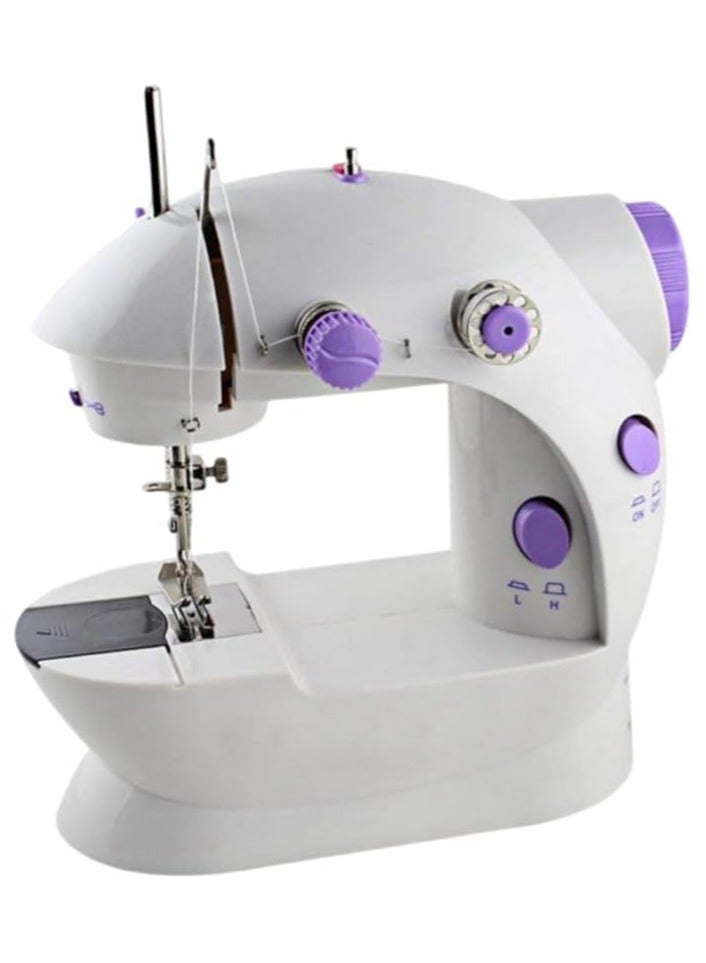 ZAMZIN Mini Sewing Machine for Beginners, Kids, Household & Travel, Portable 2-Speed Electric Sewing Machine with Double Thread, Compact Handheld Sewing Kit, Easy to Use, Ideal for DIY, Embroidery & Crafts - Image 3