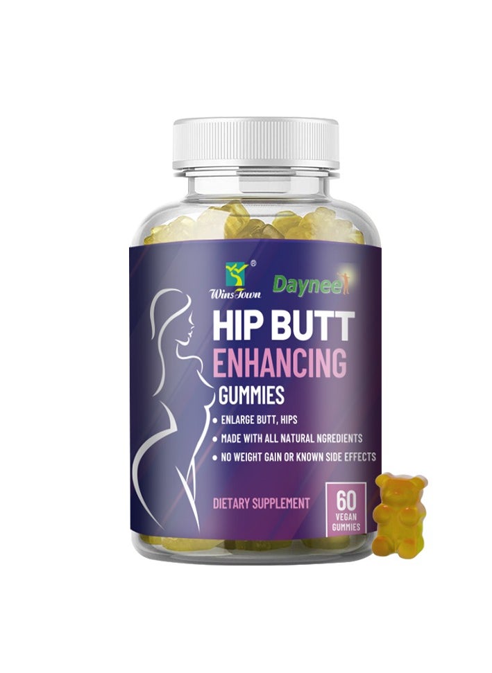 Daynee - Hip Booster gummies, Natural Buttock Enlargement, Firming And Plump Hips Enhancement gummies, Buttocks Lifting Pills For Women,Dietary Supplement 60 gummies - Image 1