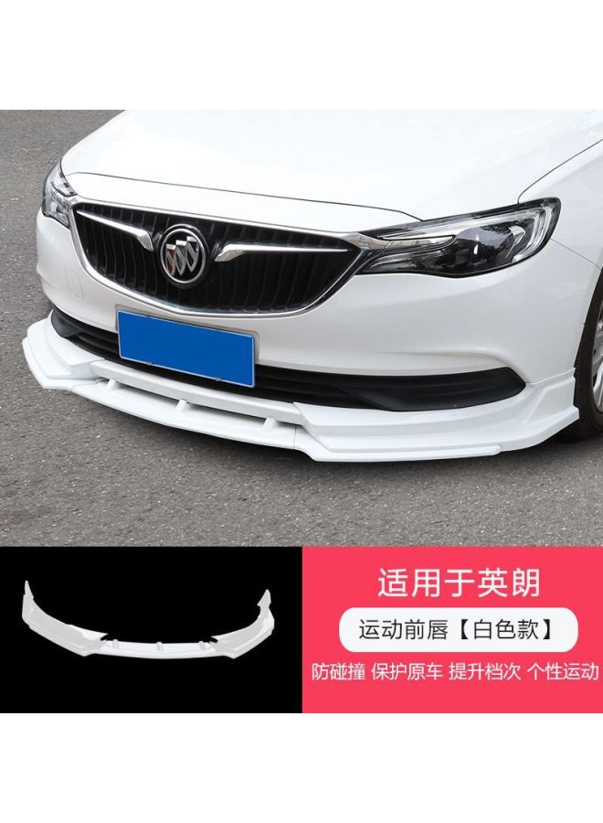 Suitable For 18-23 Buick New Yinglang Regal Front Lip Surround Modified Yinglang Front Shovel Anti-collision Scratch Front Bumper Installation