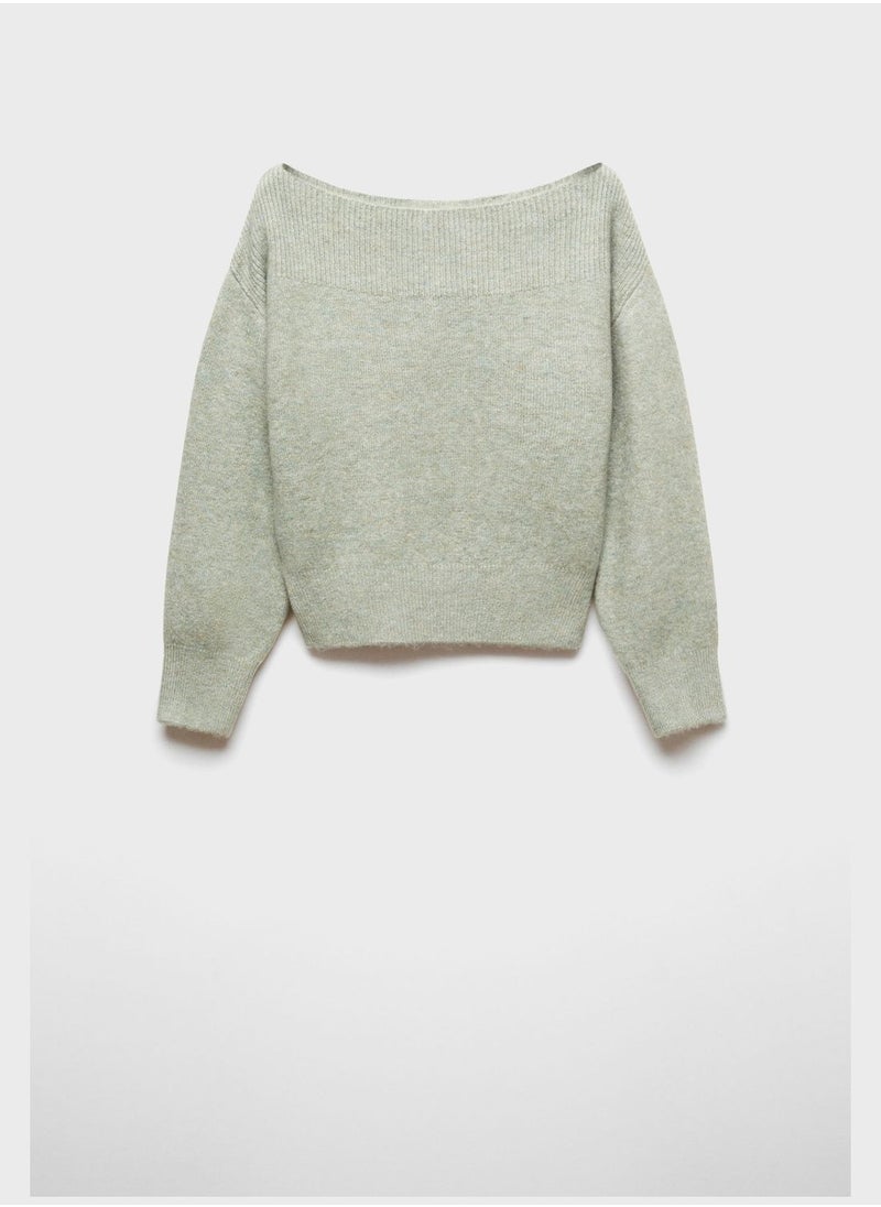 MANGO - Knitted Sweater - Image 1