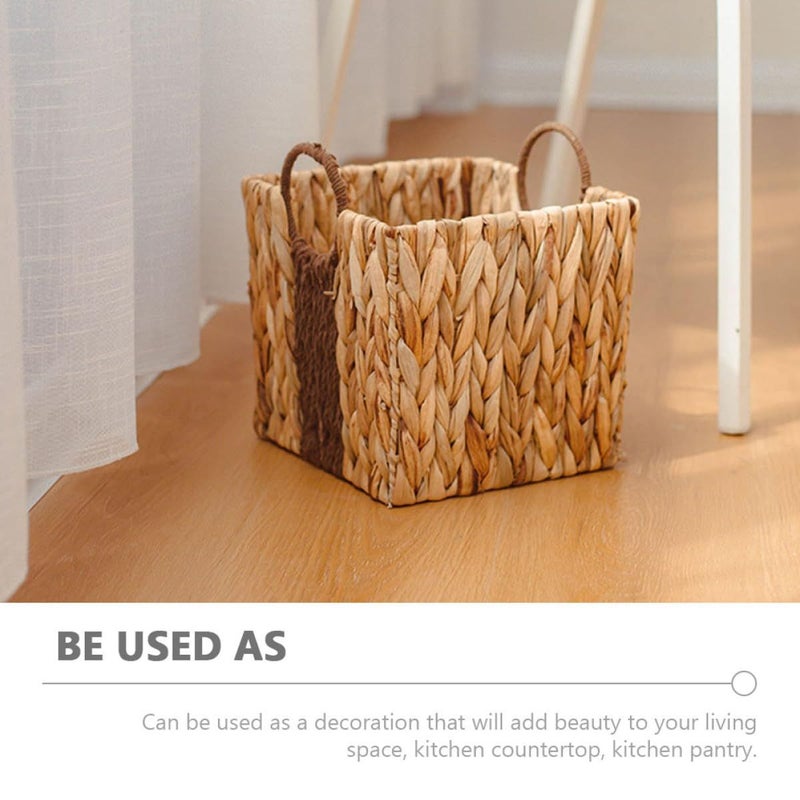 Natural Woven Snack Storage Basket Multifunctional Handmade Fruit Container - Image 4
