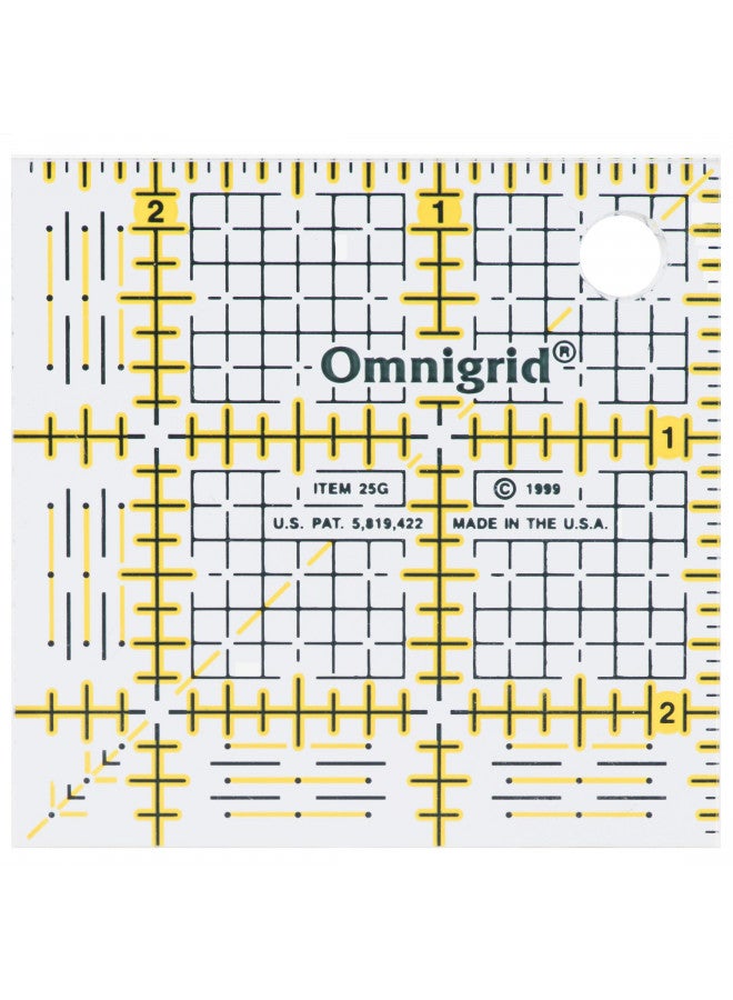 Omnigrid Omnigrid inch Grid Ruler, 2-" x 2-, Original Version  - Image 1