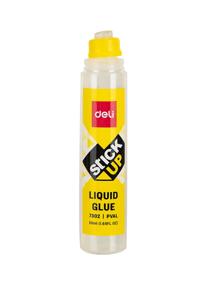 Deli Deli E7302 Liquid Glue 50ml Transparent - ideal for school, office & home use  - Image 2