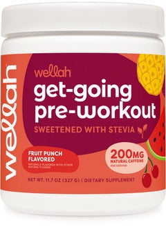 Wellah Get-Going Pre-Workout Drink Mix (Fruit Punch Flavored, 30 Servings) - pzsku/Z8DA57ACC9B15626878DCZ/45/_/1728309549/ea479dc0-bed6-4bb7-b846-b758d12347e2