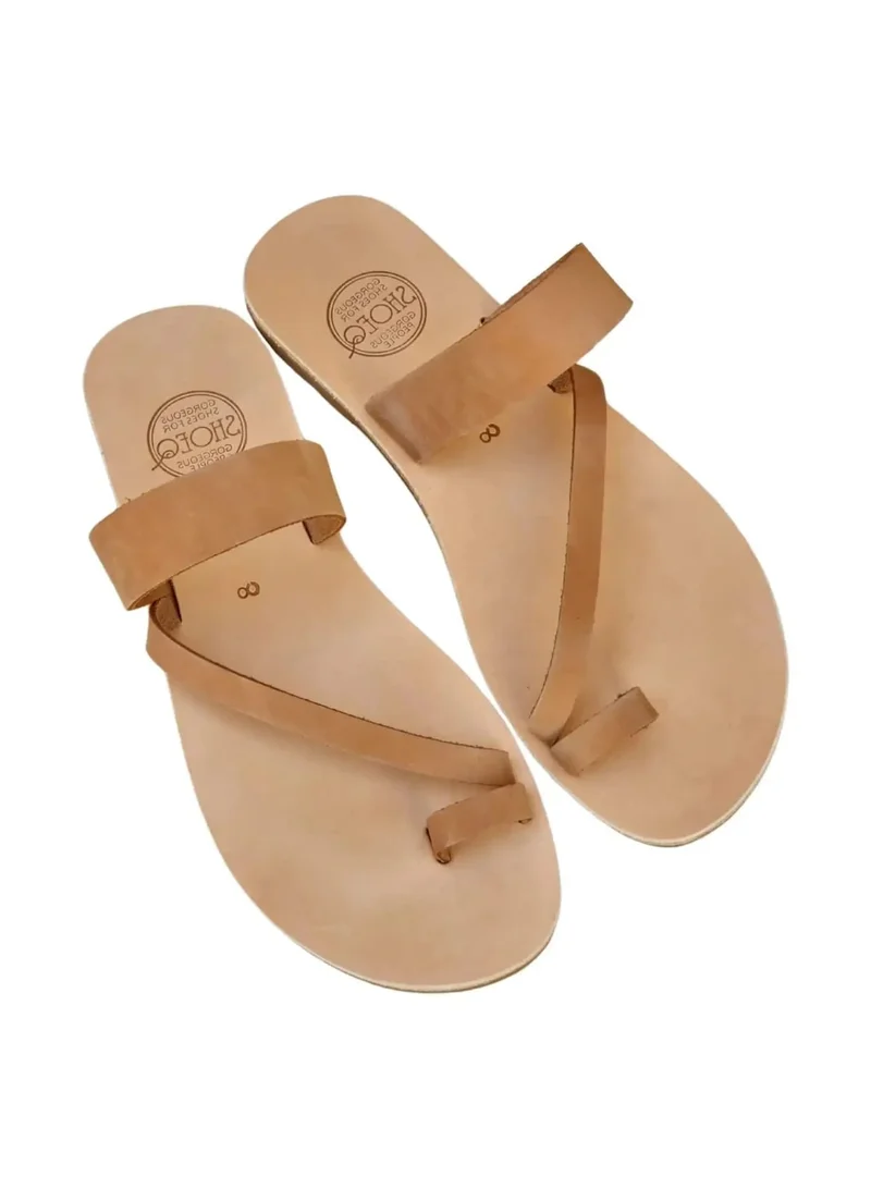 SHOEQ Caramel Athena Slide for Women | Best Price UAE