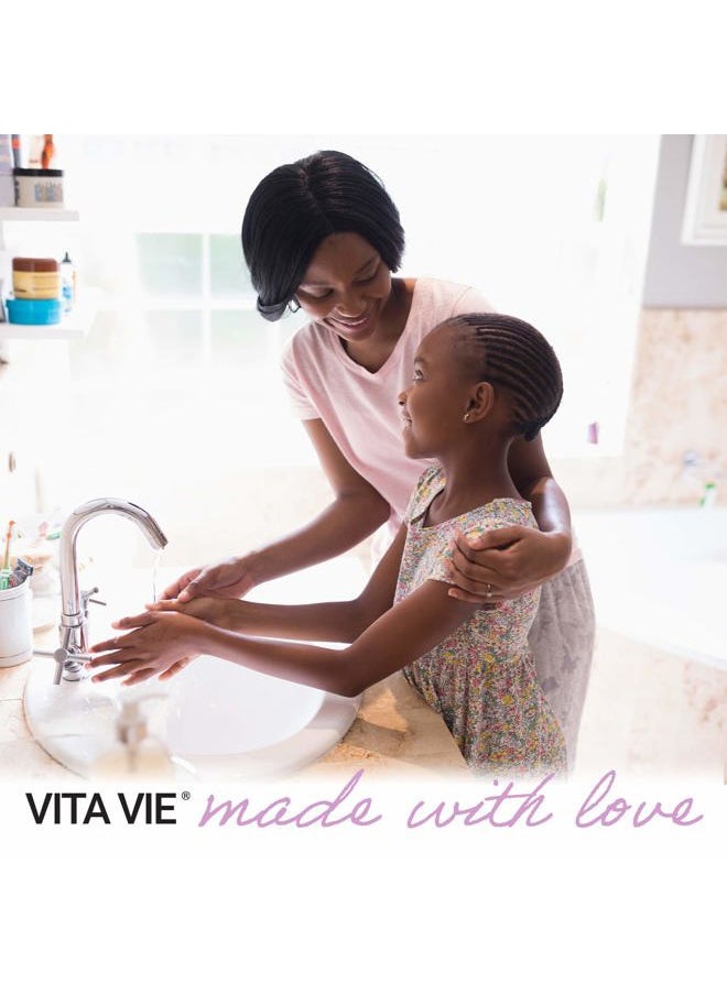 vita vie - Hand Soap, 8 oz, 3-pack - Bulk Hand Cleansing Gel - Alcohol-free, Paraben-free, Sulfate-free, Cruelty-free - Made in America - Image 1