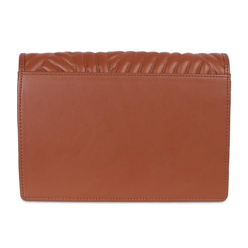 Mochi Women's Tan Fashionable Faux Leather Sling Bag (230-32) - Image 4