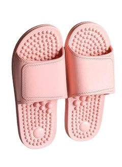 Generic Health Foot Massage Slippers Acupressure Point Care Magnet Therapy Promoting Blood Circulation Myofascial Release Trigger Point Acupuncture Relaxation Gifts for Parents (Pink, 9.25-9.64In)  - Image 1