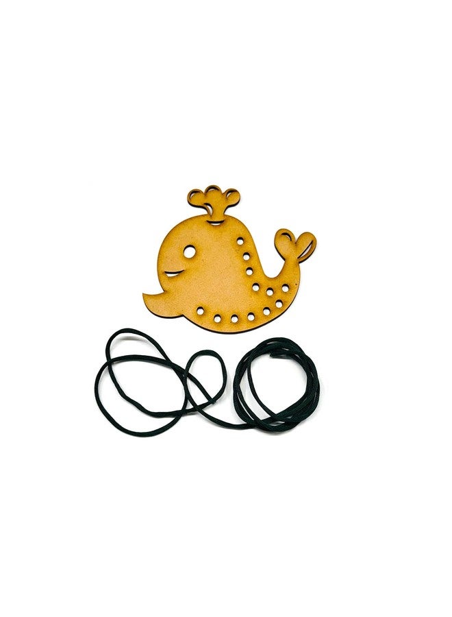 Haoser Wooden Fish Lacing Toy |Montessori Fine Motor Skill Toy for 2+ Year Old - Image 1