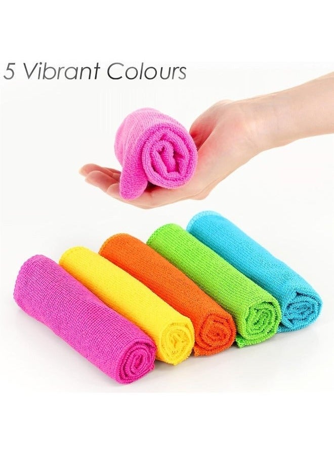 hayapoint Microfiber Cleaning Cloth Set – Super Absorbent, Lint-Free Towels for Home, Kitchen & Car, Pack of 10 - Image 5