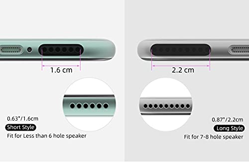 CASEDAO Anti Dust Kit for Phone iPhone 17 Air 16E 16 15 Plus Pro Max,USB C TYPE C Anti Dust Plugs x5,Earphone Jack x5,Speaker Mesh Dust Proof Adhesive Sticker x2,Samsung Galaxy S25 S24-S20,A15 Dustproof Kit - Image 3