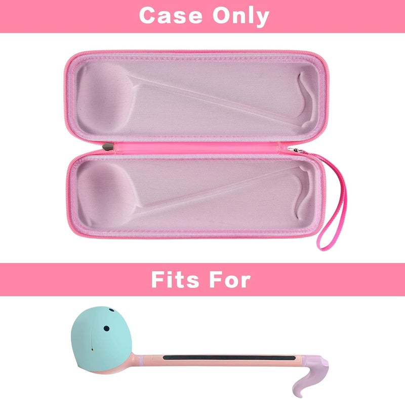 casmilee Case Compatible with Otamatone [English Edition] Japanese Electronic Musical Instrument Portable Synthesizer, Instrumental Music Toy Storage Holder for Otamatone Regular Size (Box Only) (Pink) - Image 2