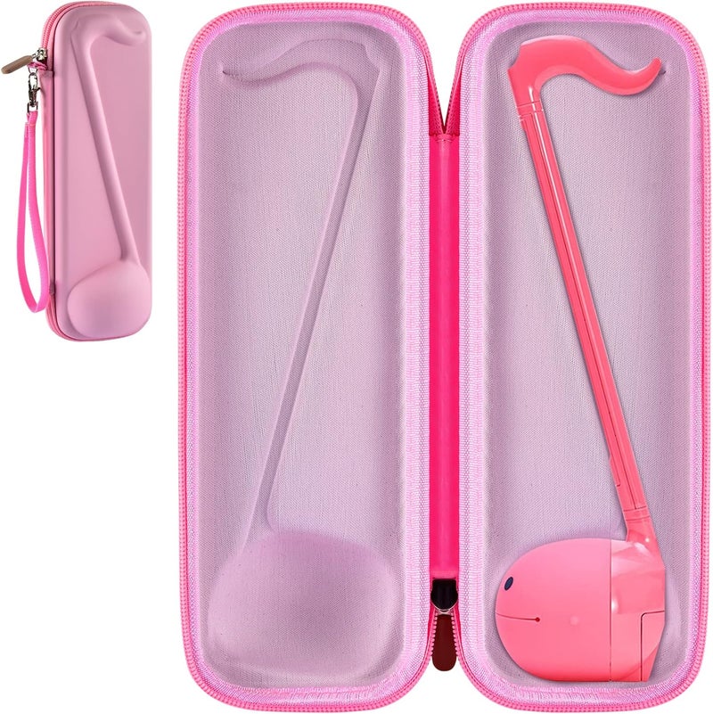 casmilee Case Compatible with Otamatone [English Edition] Japanese Electronic Musical Instrument Portable Synthesizer, Instrumental Music Toy Storage Holder for Otamatone Regular Size (Box Only) (Pink) - Image 1