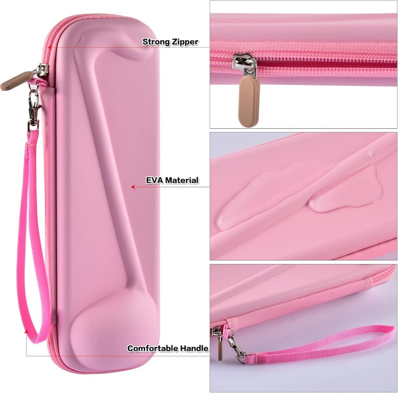 casmilee Case Compatible with Otamatone [English Edition] Japanese Electronic Musical Instrument Portable Synthesizer, Instrumental Music Toy Storage Holder for Otamatone Regular Size (Box Only) (Pink) - Image 4