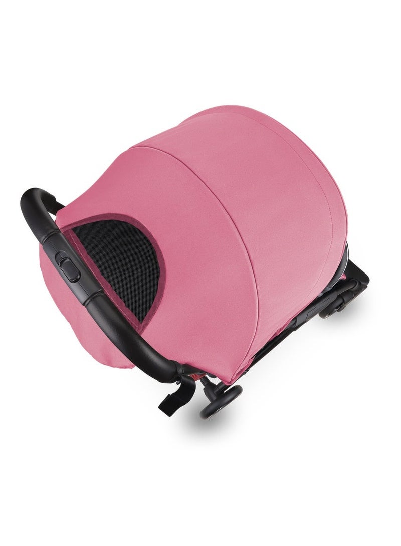 Globber Stroll Lite Lightweight Kids Stroller – Foldable Adjustable Ride On – Pastel Pink - Image 2