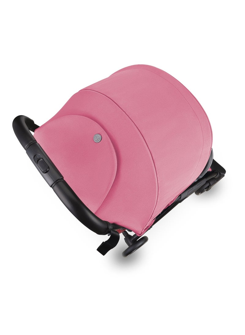 Globber Stroll Lite Lightweight Kids Stroller – Foldable Adjustable Ride On – Pastel Pink - Image 4
