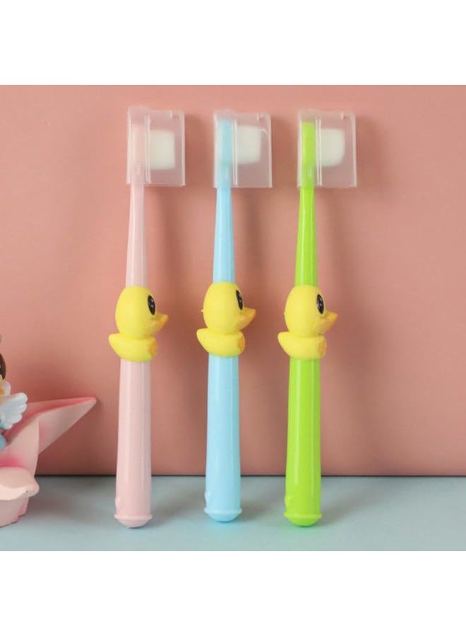 FOMIYES 4pcs Duck Tooth Brush for Boys and Girls Soft Bristle Toothbrush Boys and Girls Cartoon Tooth Safe for Toddlers - Image 4