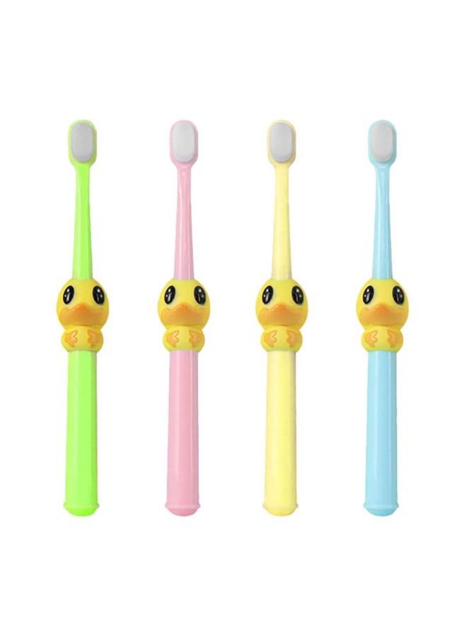 FOMIYES 4pcs Duck Tooth Brush for Boys and Girls Soft Bristle Toothbrush Boys and Girls Cartoon Tooth Safe for Toddlers - Image 1