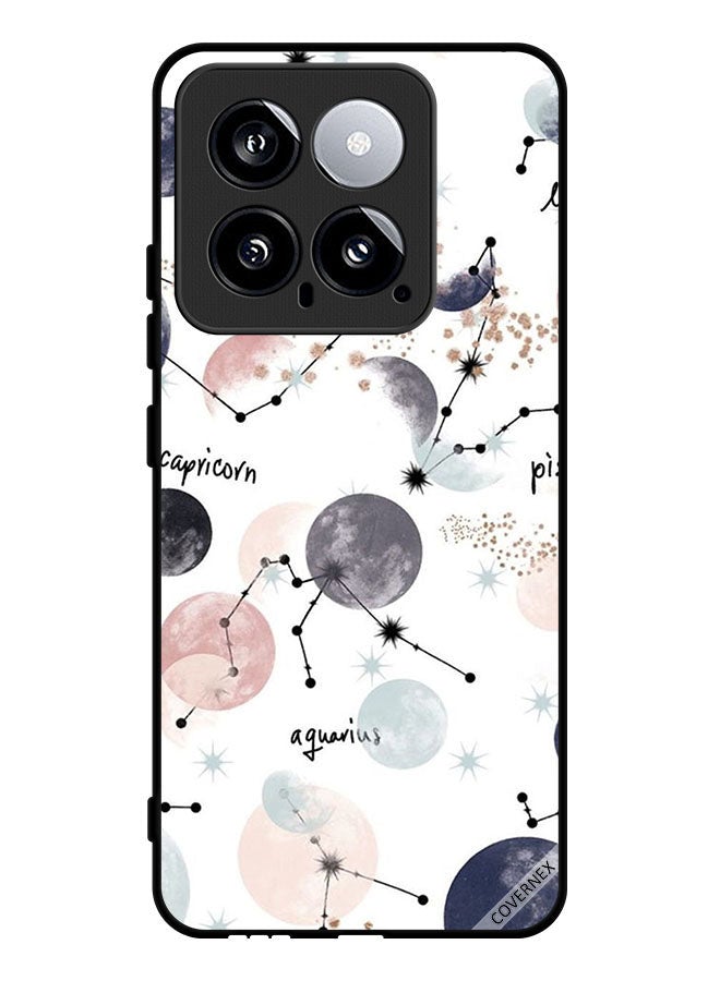 Covernex Protective Case Cover For Xiaomi 14 Planets Paint Art - Image 1