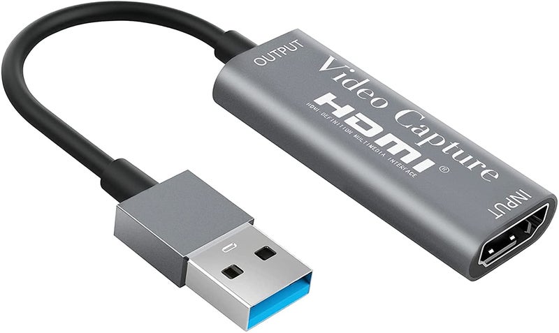 Microware بطاقة التقاط الفيديو HDMI USB (USB 3.0 HDMI التقاط فضي) - Image 1