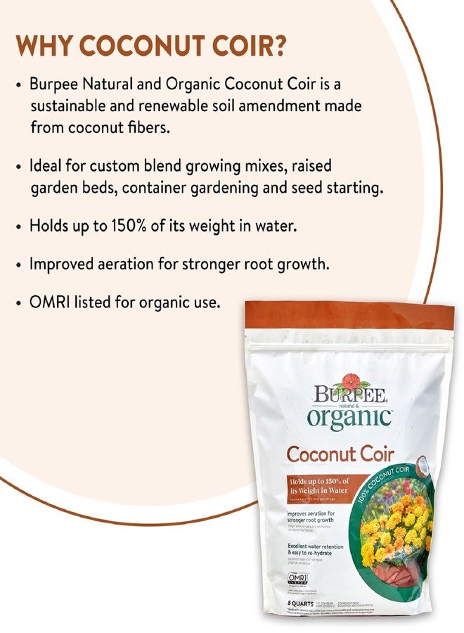 Burpee 99977 Organic Garden Coir, 8 quart - Image 3