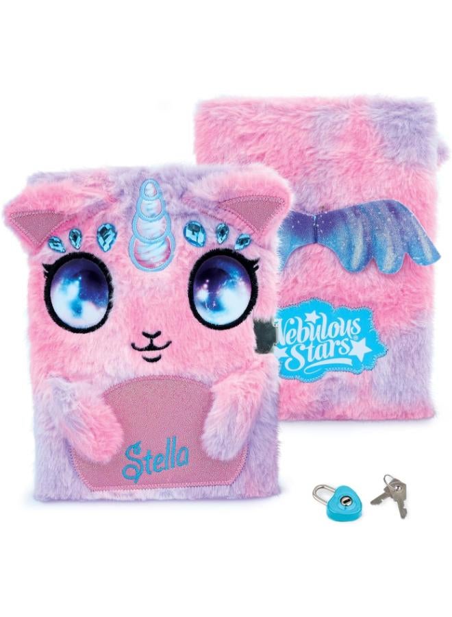 نيبولوس ستارز - دفتر يوميات سرية من ستيلا مصنوع من القطيفة الناعمة! دفتر ملاحظات بغلاف من 100 صفحة للبنات - Image 4