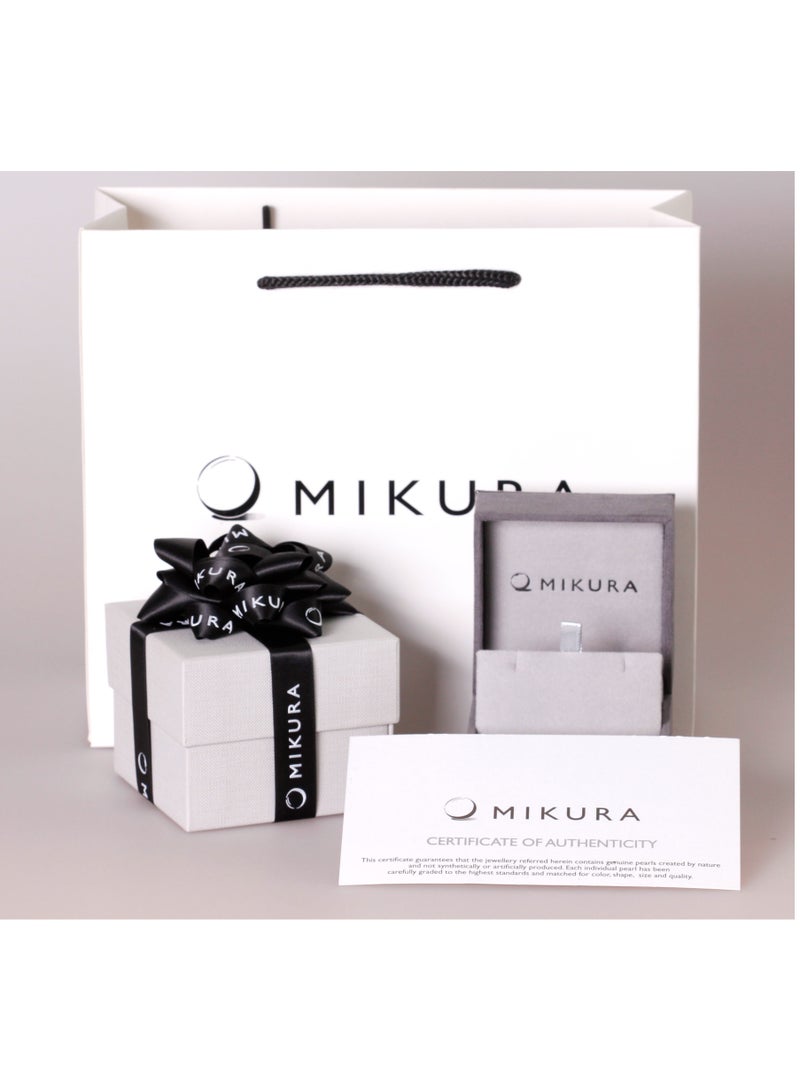 MIKURA Earrings, G/H Color, SI Clarity, 18KW, 168D  - Image 5