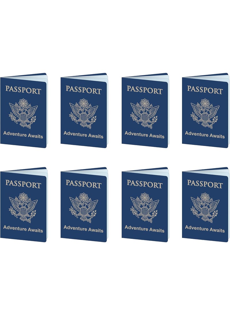 Beistle Beistle Set of 8 Around The World Passports Global Adventure Travel Party Favors Made In USA Since 1900  - Image 1