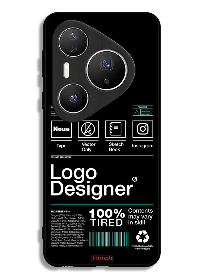 Tolwak Huawei Pura 80 Pro Protective Case Cover Logo Designer Sticker - Image 1