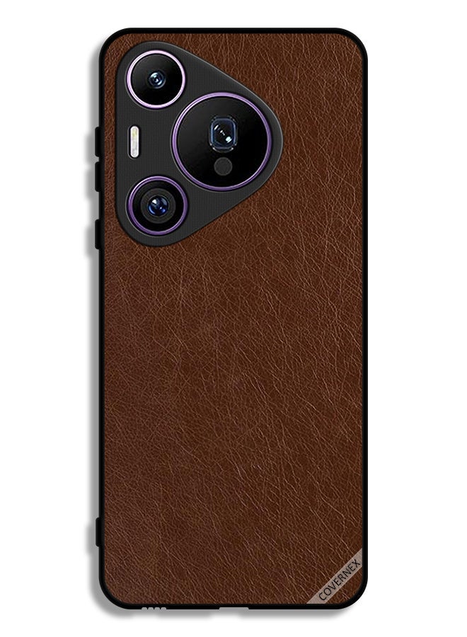 Covernex غلاف واقي لهاتف هواوي بورا 70 برو بنمط جلد - Image 1