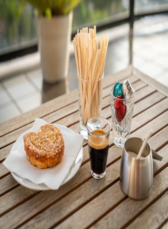 WOODABLE 5.5 Inch Wooden Coffee Stirrers, 500 Count, Disposable & Compostable Wood Coffee Stick Stirrers | Eco-Friendly, Sustainable, Organic, Biodegradable, Vegan-Friendly Coffee Station Supplies - Image 2