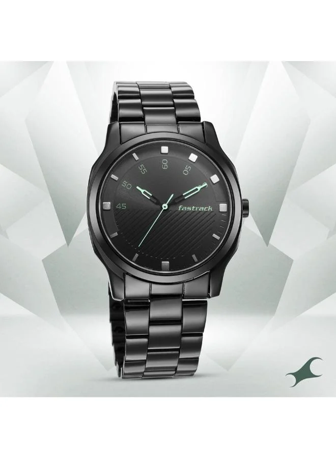 fastrack Men's Stainless Steel Analog Watch 3255NM02 - 42 mm