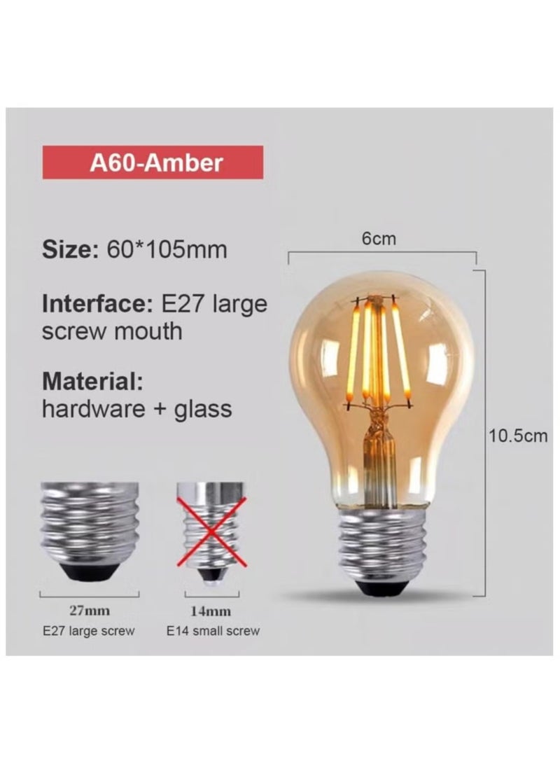 راكسوم سلسلة مصابيح خارجية بطول 33 قدمًا، وأضواء زخرفية بمقابس تعليق بطول 10 أمتار و20 للحديقة الخارجية - Image 2