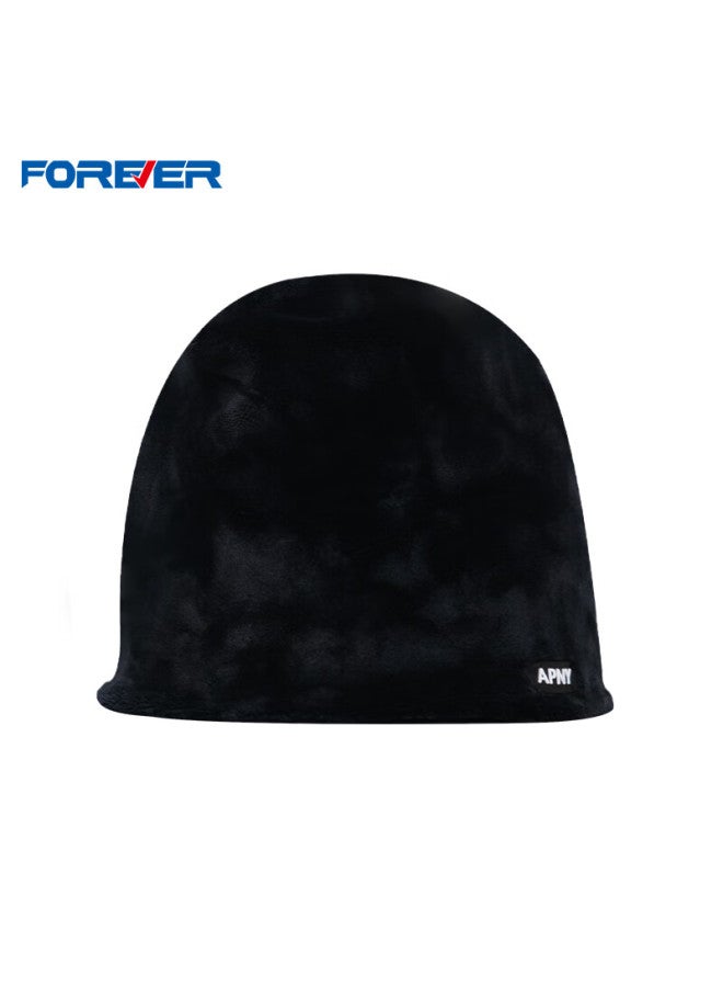 Forever Cycling Cap, Warm Ear Protection, Outdoor Sports Windproof, Cold-resistant Fleece, Bicycle Helmet For Winter, Black - Image 1