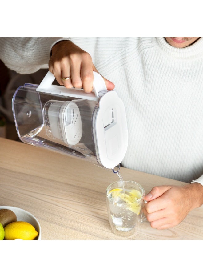 إبريق فلترة مياه ويسبر D3 Slim FutureFlow سعة 2.7 لتر – أبيض - Image 4