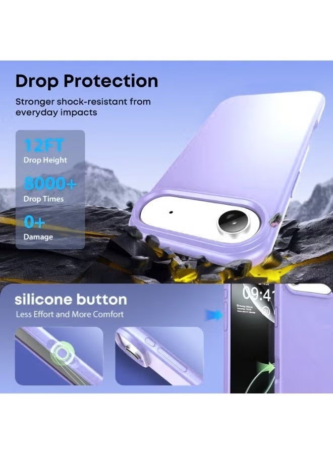 ELTRAZONE iPhone 17 Air Smooth Liquid Silicone Soft Cover with Microfiber Lining – Shockproof Protective Phone Case for iPhone 17 Air 6.5-Inch – Slim Fit Anti-Fingerprint Scratch-Resistant Drop Protection Back Cover – Wireless Charging Compatible & Camera Safe - Image 4
