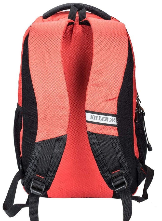 Killer Manchester 35L Water Resistance Orange Polyester Backpack Bag - Image 5