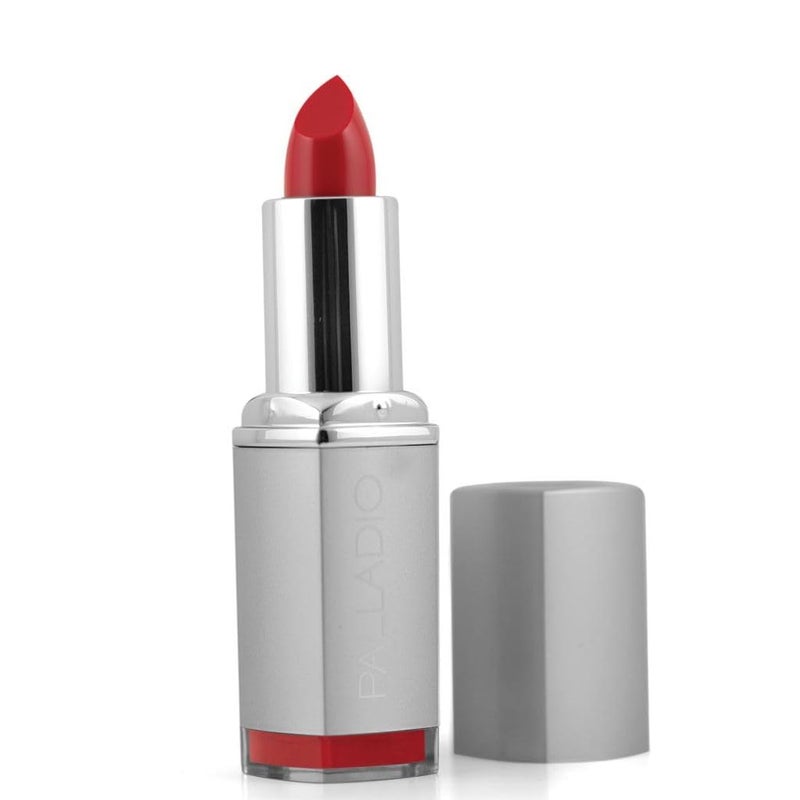 Palladio Herbal Lipstick, Just Red, Rich Pigmented and Creamy Lipstick, Infused with Aloe Vera, Chamomile & Ginseng, Prevents Lips from Drying, Combats Fine Lines, Long Lasting Lipstick