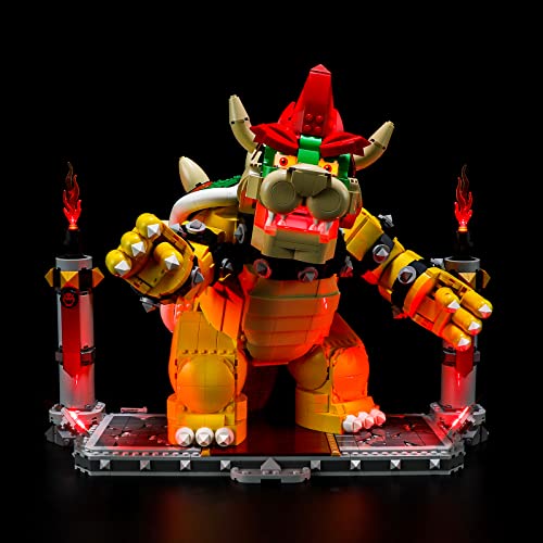 BRIKSMAX مجموعة إضاءة LED من BRIKSMAX لـ LEGO-71411 باوزر القوي - متوافقة مع نموذج كتل بناء ليغو سوبر ماريو - لا تشمل مجموعة ليغو - Image 5