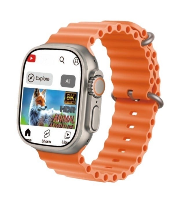 Modio ST11 Smart Watch with HD 2.2 Inch HD Screen - Supports Making and Receiving Calls - IP67 Waterproof - Supports Smart Notifications and Alerts - Supports Health Tracking Features and Sports Modes _ 3 Straps Attached to Switch - Image 2