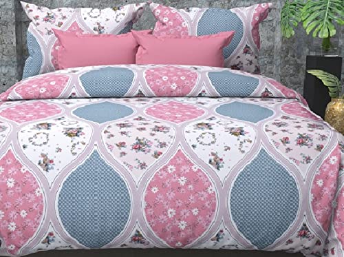 Laying Style غطاء لحاف مزدوج مطبوع من قطن ميكروفايبر ناعم بتصميم ليدين ستايل™ 90" × 100" بوصة متعدد الألوان - Image 2