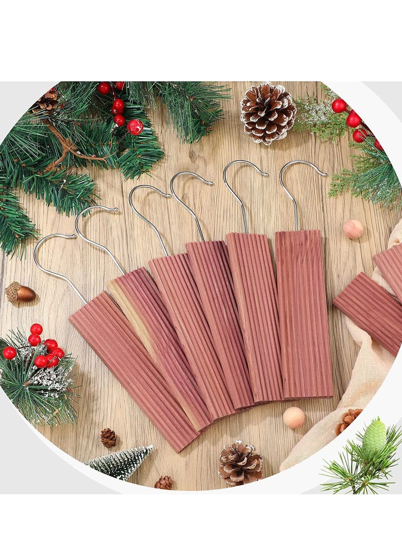 Generic - Cedar Blocks for Clothes Storage Moth Repellant Aromatic Hangers Planks Ceder Balls Accessories Closets and Drawers Freshener Protection 20 Pieces - Image 1