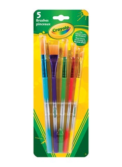 Crayola Art And Craft Brush Set, 5 Count  - Image 2