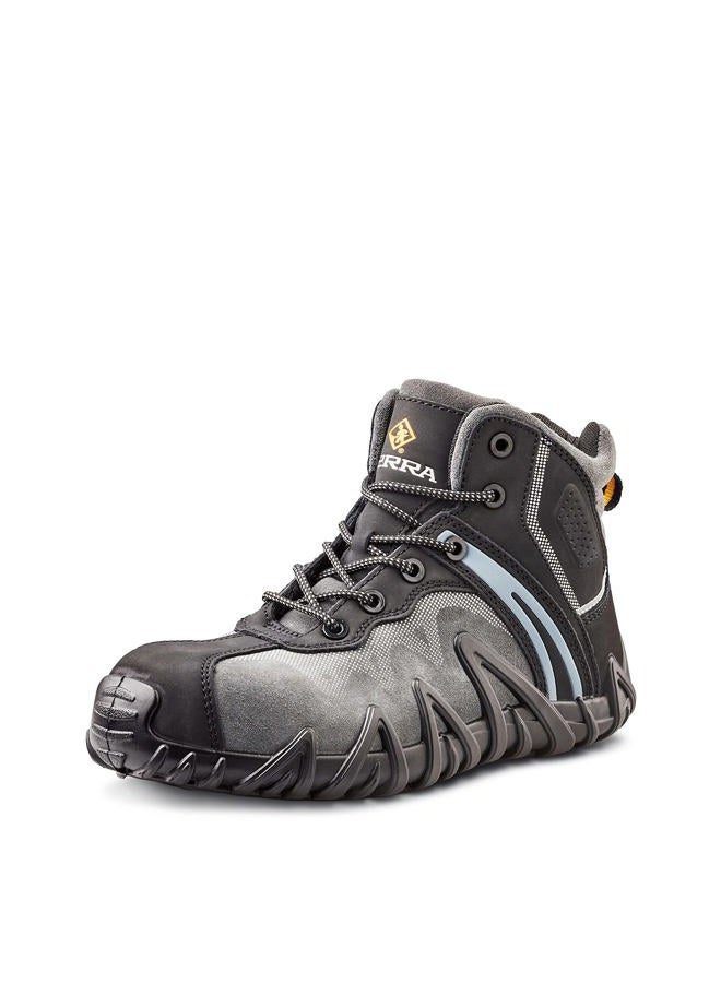 Terra Men's Venom Mid Cut Work Shoe Black - Image 1