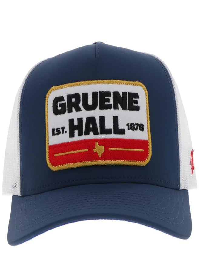 HOOEY Men's Gruene Hall Adjustable Snapback Hat (US, Alpha, One Size, Navy/White) - Image 4