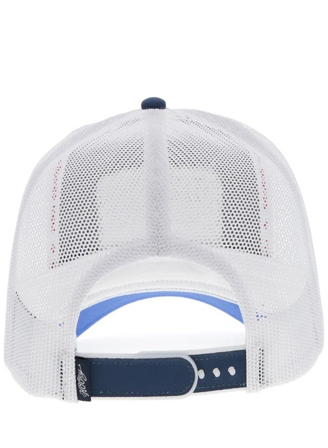 HOOEY Men's Gruene Hall Adjustable Snapback Hat (US, Alpha, One Size, Navy/White) - Image 2