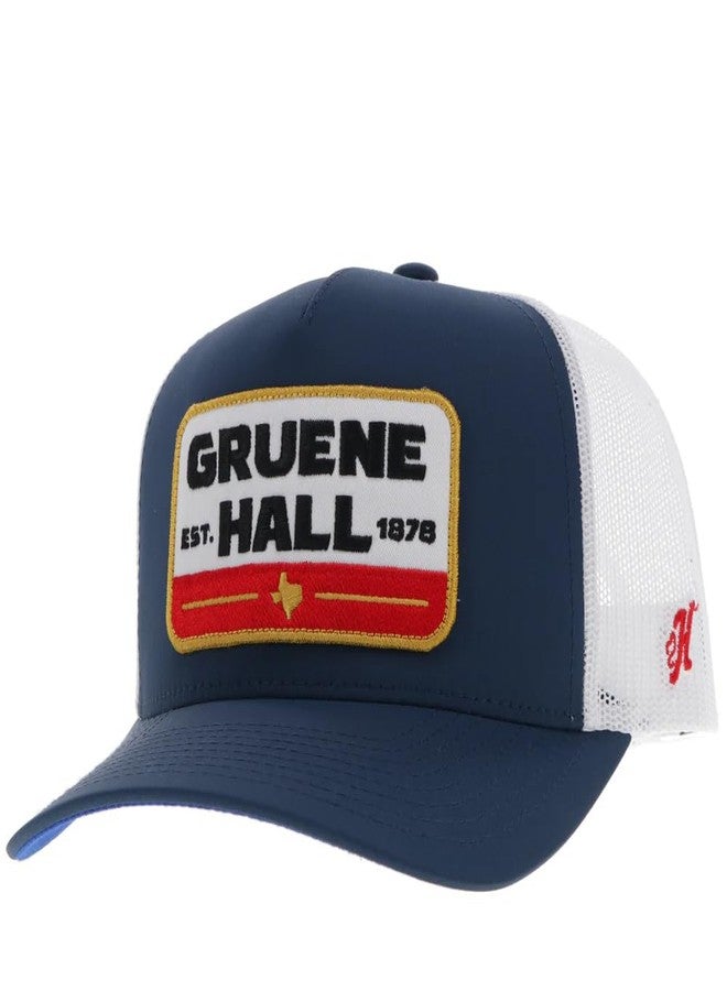 HOOEY Men's Gruene Hall Adjustable Snapback Hat (US, Alpha, One Size, Navy/White) - Image 1