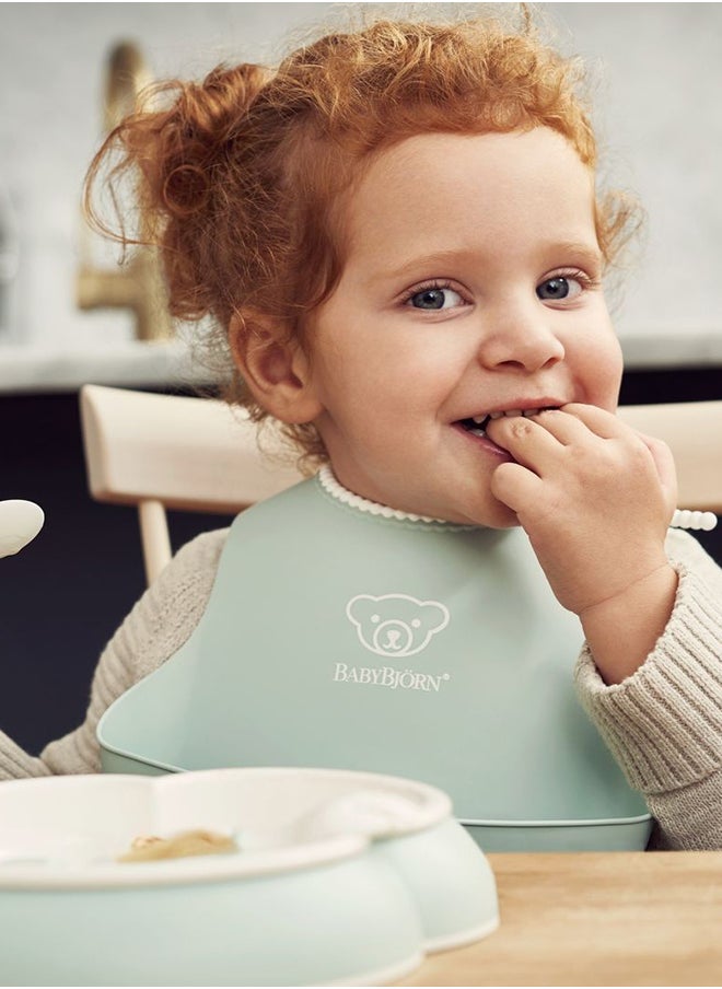 BABYBJORN 4 Pieces Baby Feeding Set - Powder Green  - Image 2