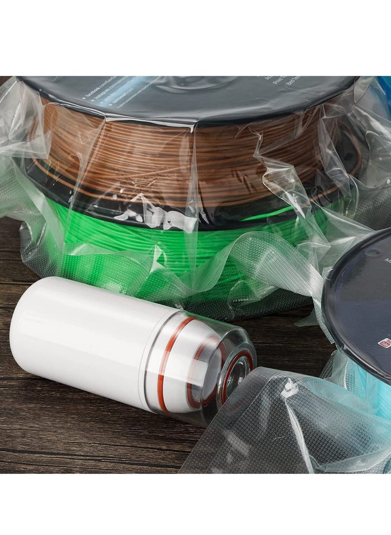 SYOSI - Vacuum Storage Bag Pump, Portable Mini Electric Air Pump Battery Powered Non-Rechargeable Pump for Filament Bag Sealing - Image 1